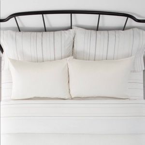 Brand New Set of Cream Standard Queen Size Shams